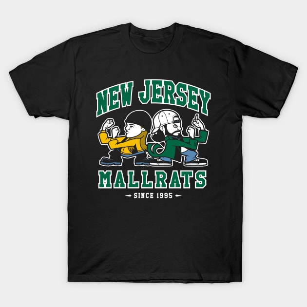 New Jersey Mallrats - Jay and Silent Bob T-Shirt by Nemons